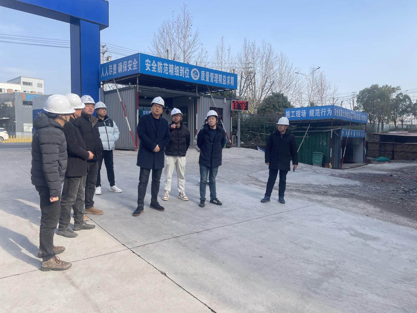 搶抓開局  全力以“復”  助力項目開門紅——區(qū)國投集團督查重點項目復工復產情況